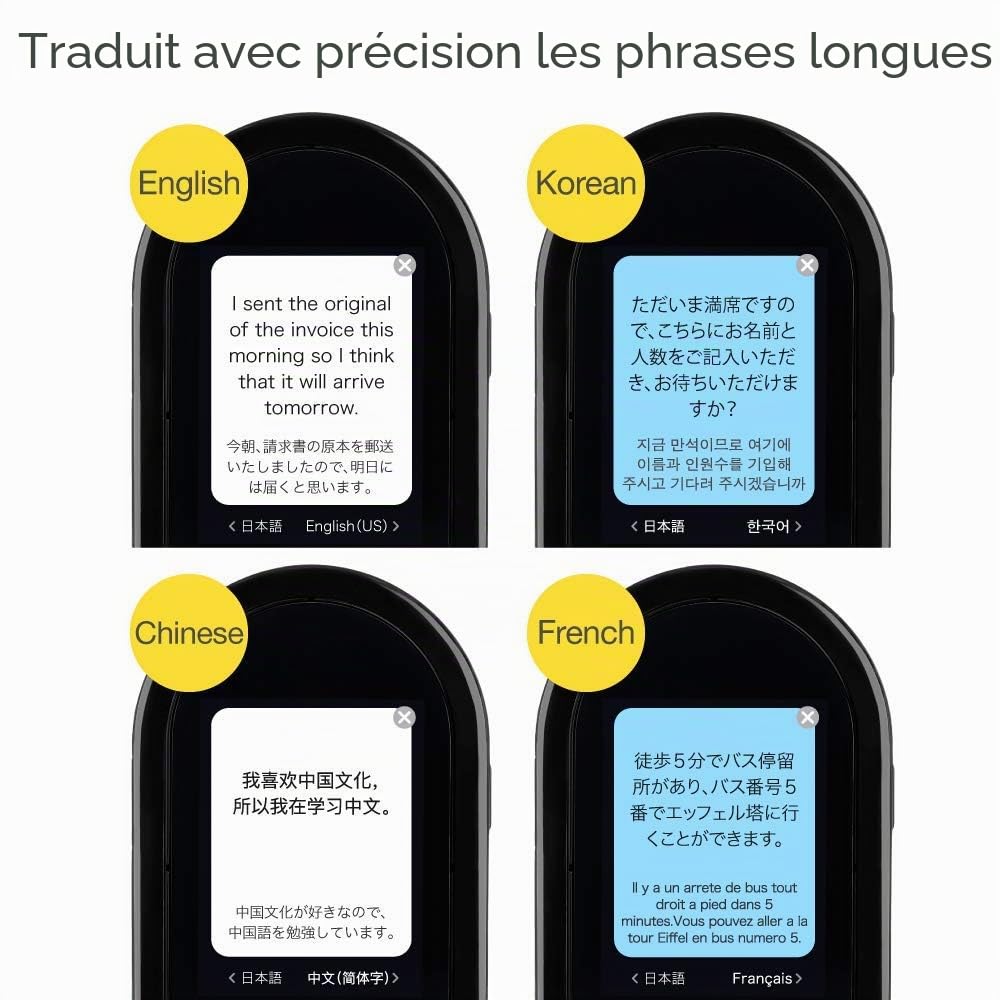 pocketalk-w-classic-w1pgk-eu-traducteur-vocal-noir-74-langues-wifi-4g-e-sim image 5