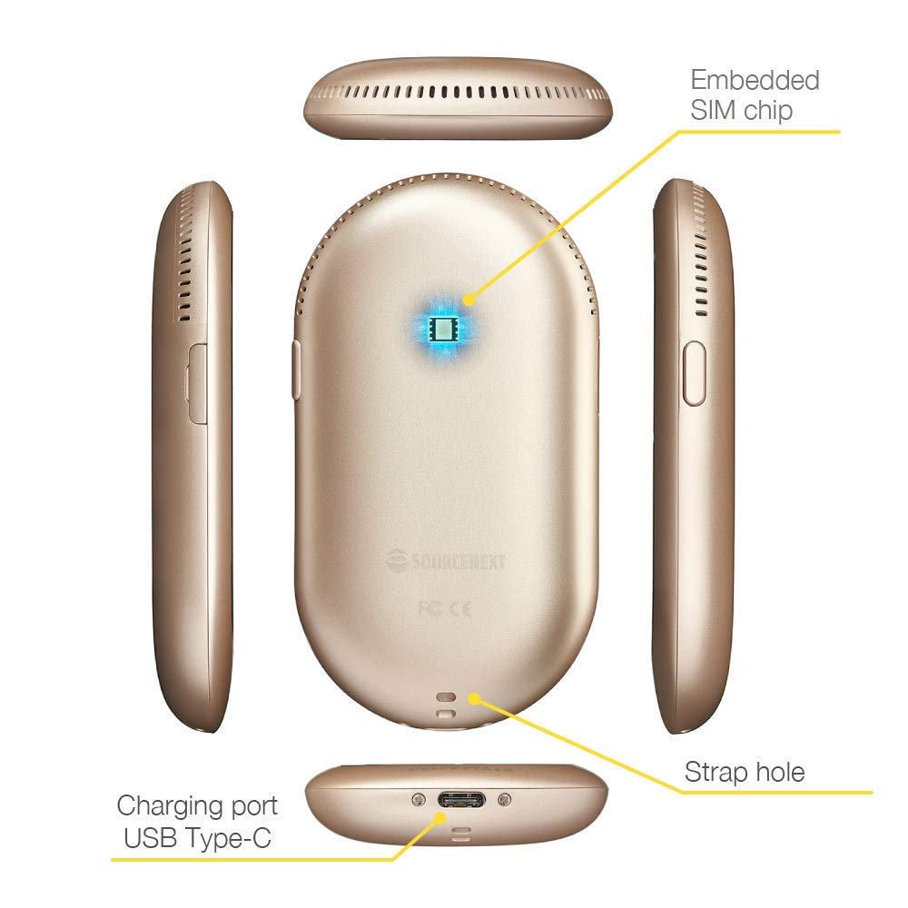 pocketalk-w-classic-traducteur-vocal-or-74-langues-e-sim-donn-es-incluses image 4